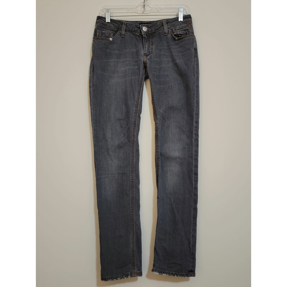 YES LONDON Womens Grey Wash Straight Leg‎ Denim Jeans Size 38 Euro